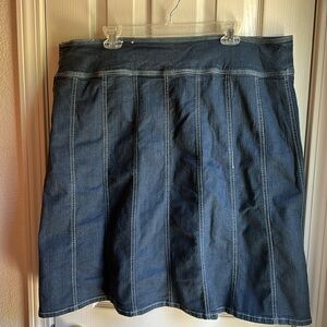 NWOT WESTPORT WOMAN DENIM SKIRT SZ 20W